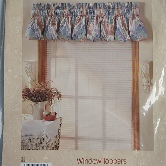 2 Window Toppers 90" x 14" Alhambra by Furio NEW - Picture 1 of 7